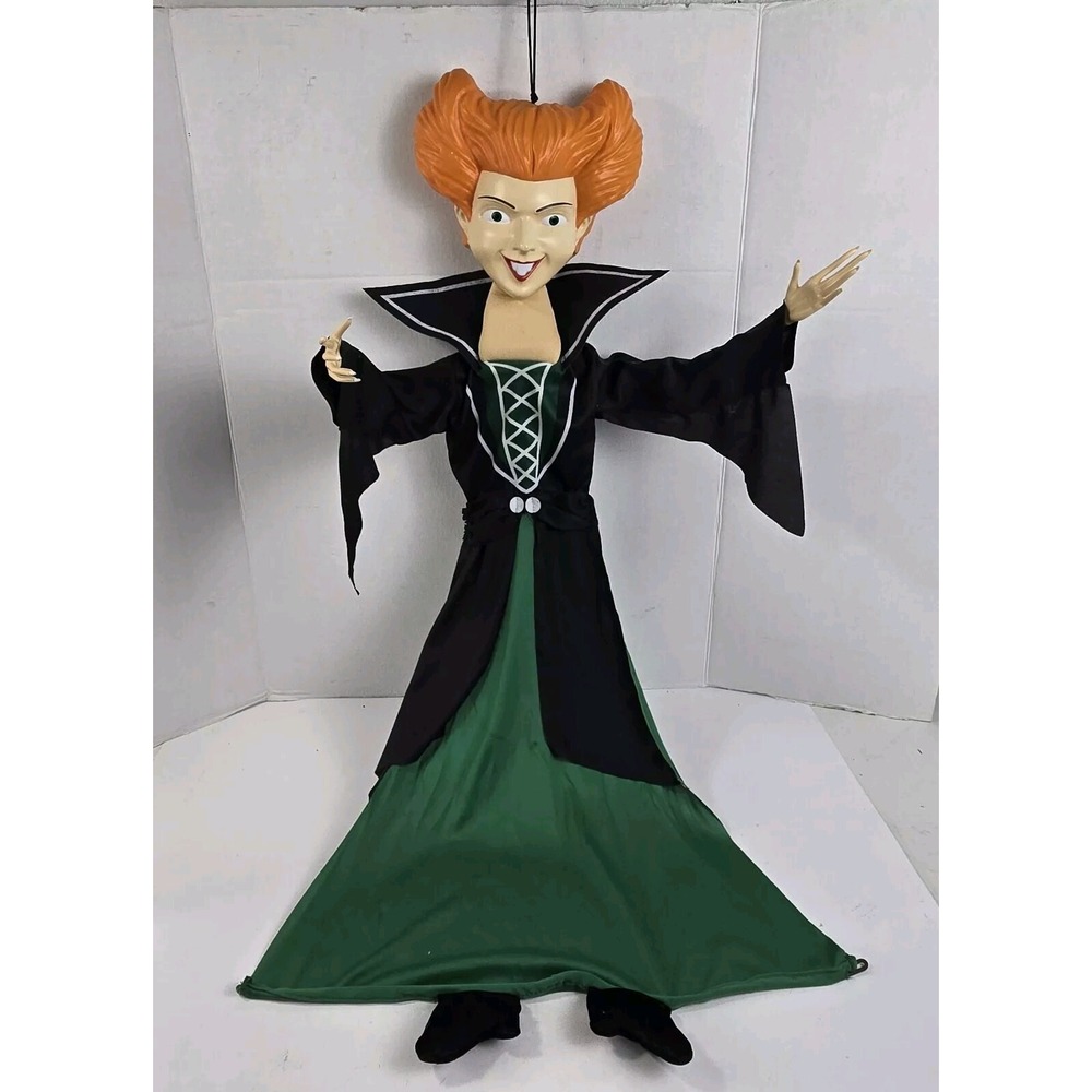 Hocus Pocus Winifred Hanging Figure 34" Halloween Decoration Blow Mold